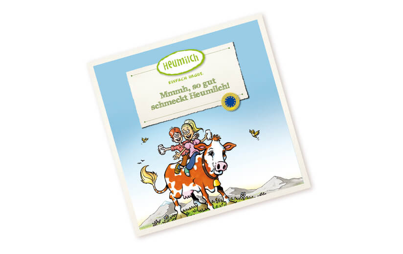 Kinderbuch „Mmmh, so gut schmeckt Heumilch!“