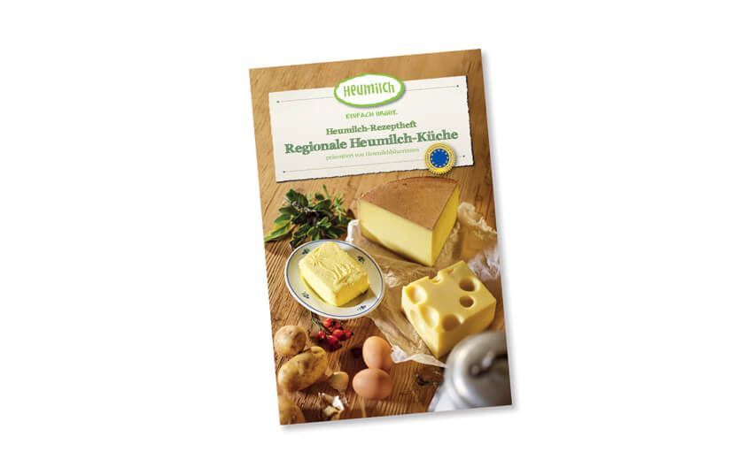 Rezeptheft „Regionale Heumilch-Küche“