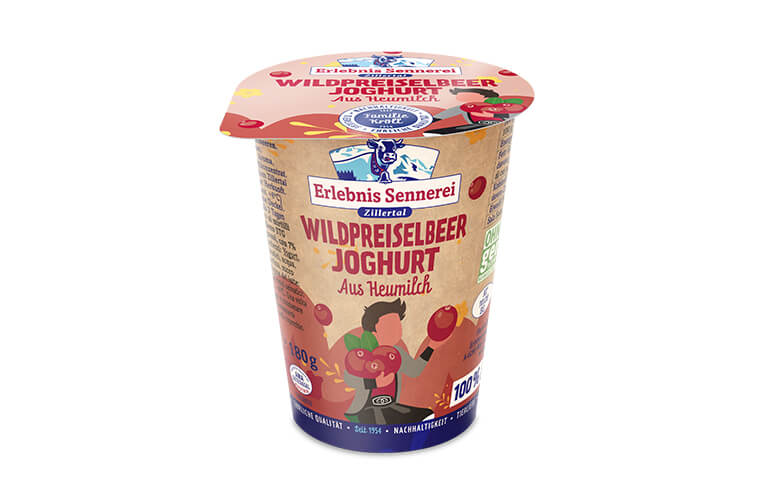 Zillertaler Wildpreiselbeerjoghurt