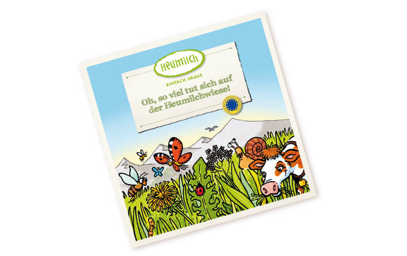 Kinderbuch „Oh, so viel tut sich auf der Heumilchwiese!“