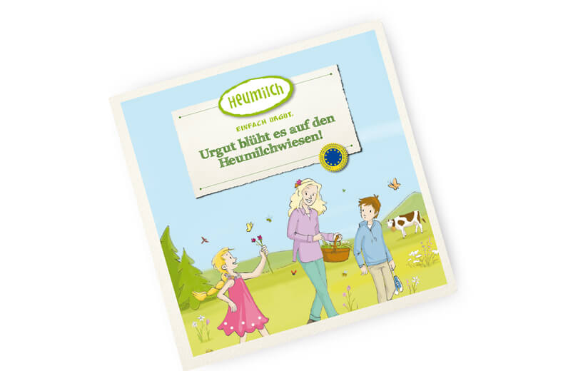 Einfach urgut: neues Heumilch-Kinderbuch