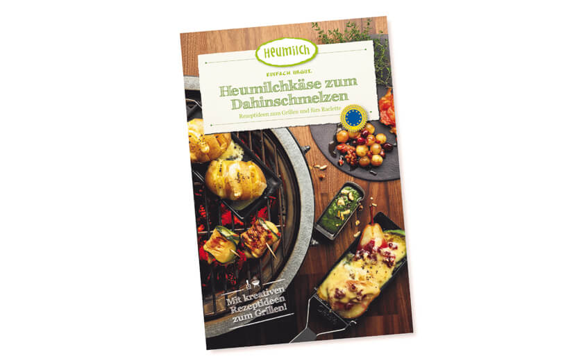 Rezeptheft „Heumilchkäse zum Dahinschmelzen“