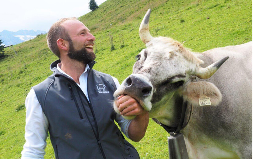 Zu Besuch bei Heumilchbauer Andreas