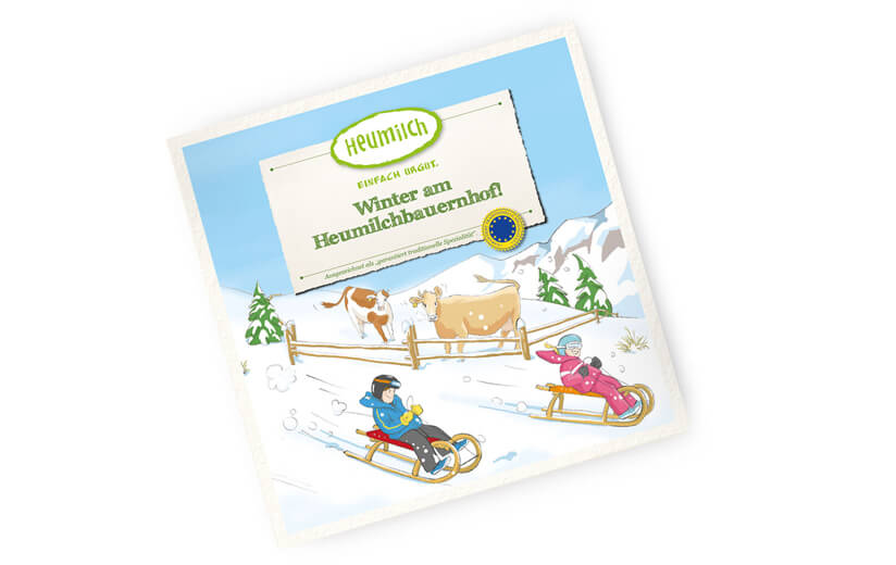 Kinderbuch „Winter am Heumilchbauernhof!“