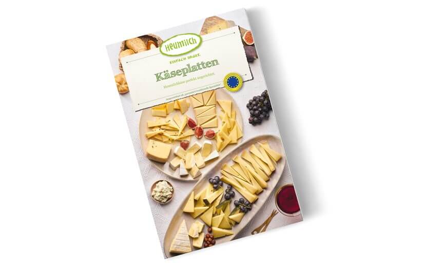 Neues Rezeptheft: Anrichten von Käseplatten leicht gemacht!