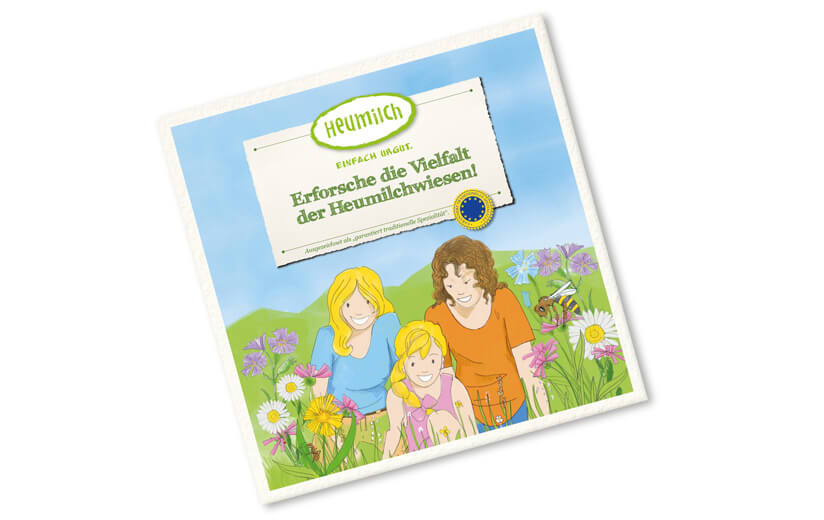 Kinderbuch – Erforsche die Vielfalt der Heumilchwiesen!