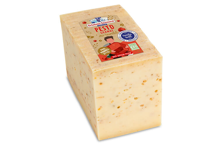 Zillertaler Granat mit rotem Pesto