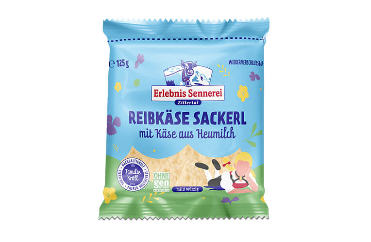 Zillertaler Reibkäse Sackerl