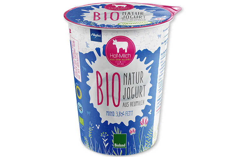 Allgäuer Hof-Milch – Bio-Heumilch Naturjoghurt