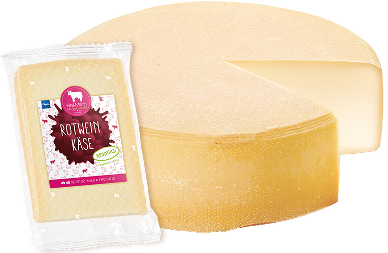Allgäuer Hof-Milch – Rotweinkäse
