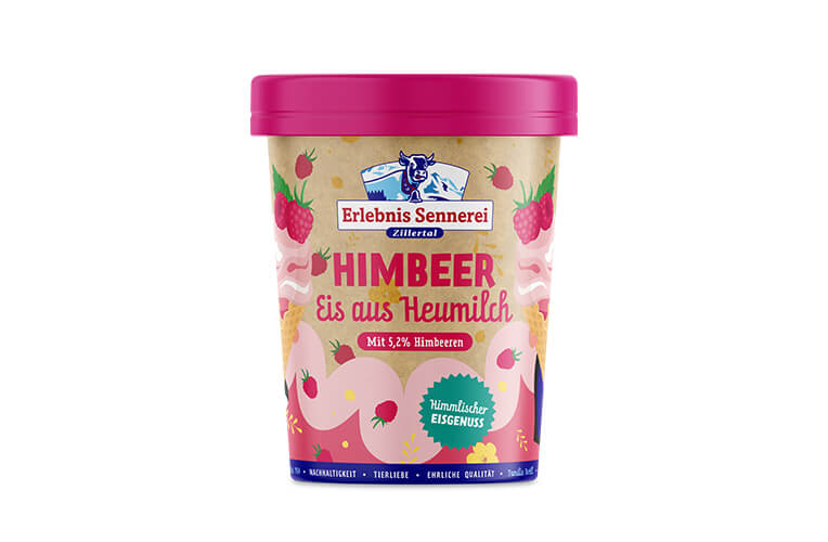 Zillertaler Himbeer-Eis