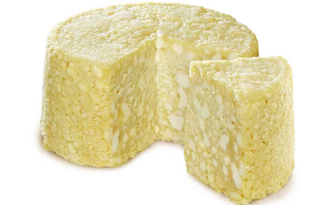 Curdled milk cheese