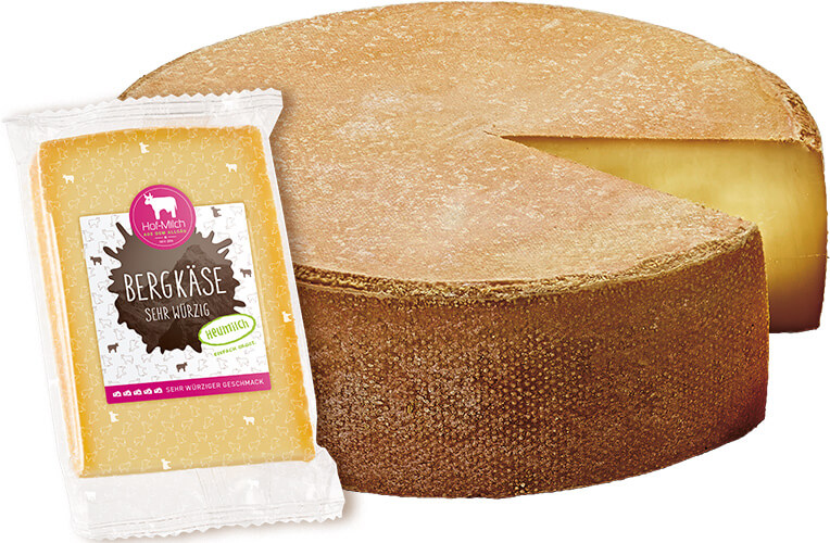 Allgäuer Hof-Milch – Bergkäse sehr würzig