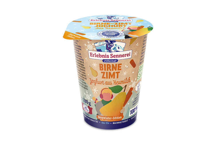 Zillertaler Birne-Zimt Joghurt