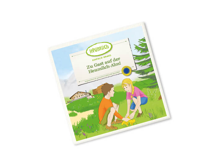 Kinderbuch "Zu Gast auf der Heumilch-Alm"