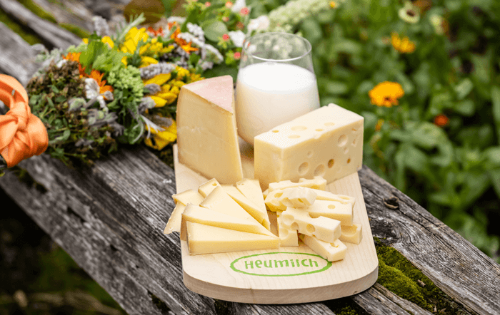 Geschmack im Heumilchkäse Aromen