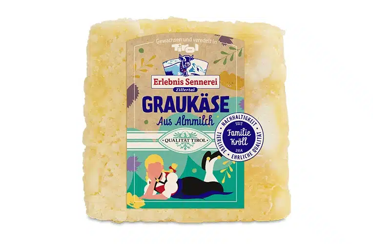 Zillertaler Graukäse aus Almmilch