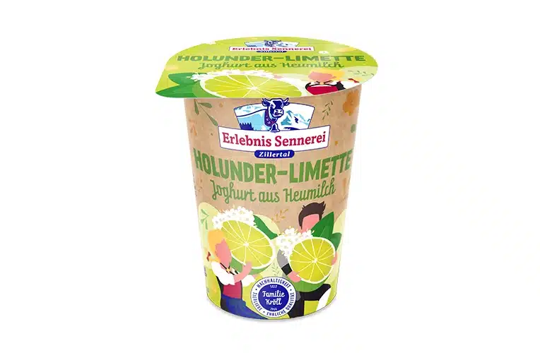 Zillertaler Holunder-Limette Joghurt