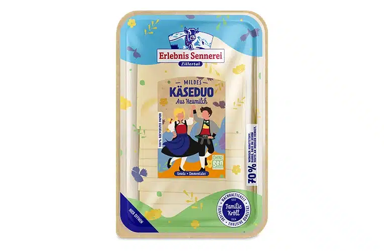 Zillertaler Mildes Käseduo Scheiben