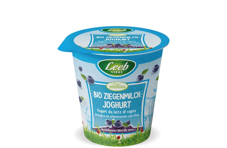 Bio Ziegenheumilchjoghurt Heidelbeere