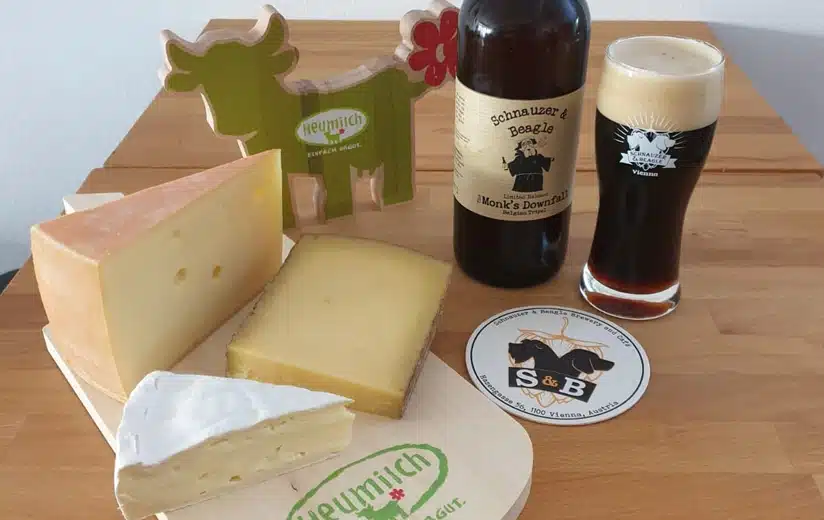 Bier und Heumilch-Käse – eine prickelnde Kombination