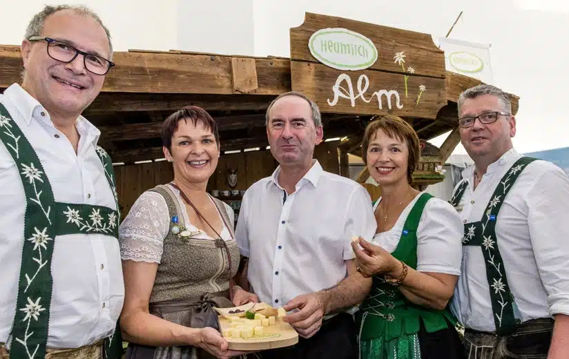 Großes Interesse an der ARGE Heumilch bei der Allgäuer Festwoche