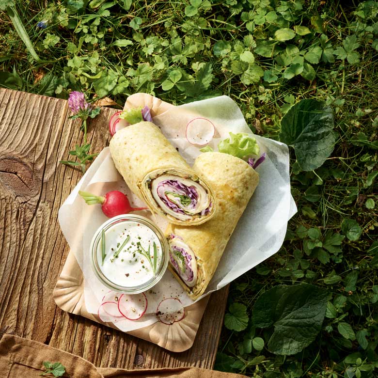 Tortillafladen für unterwegs