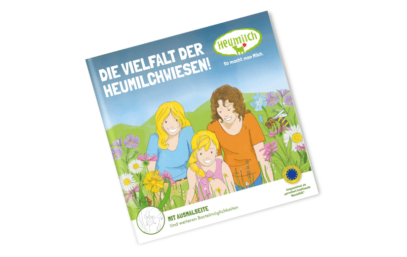Kinderbuch – Erforsche die Vielfalt der Heumilchwiesen!