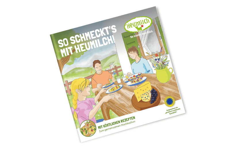 Kinderbuch: So schmeckt’s mit Heumilch