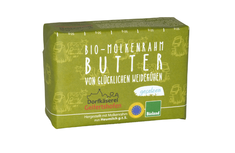 Molkensüßrahm-Butter gesalzen