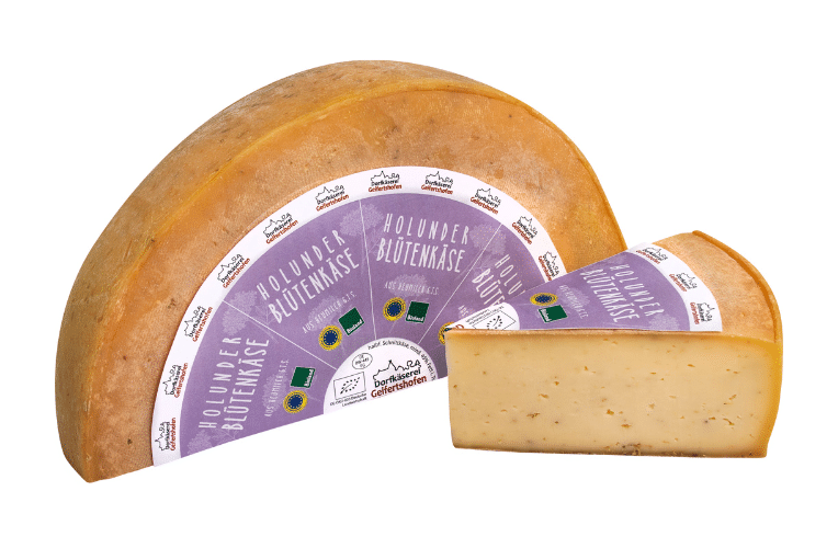 Geifertshofener Holunderblütenkäse
