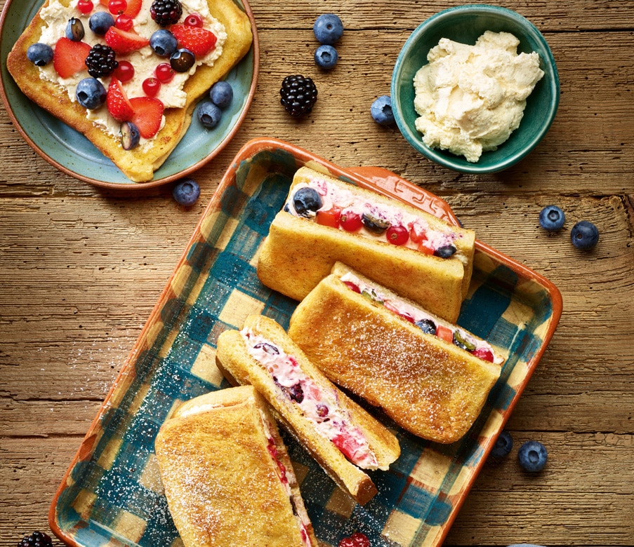 French Toast mit Topfencreme