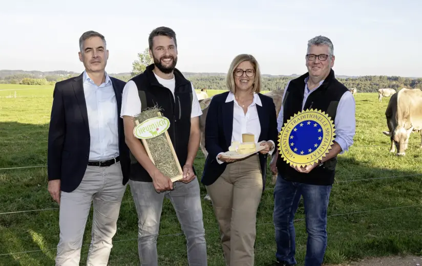 10 Jahre EU-Gütesiegel Deutschland: Heumilch steht für traditionelle Fütterung und geprüfte Qualität